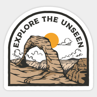 Explore The Unseen Sticker